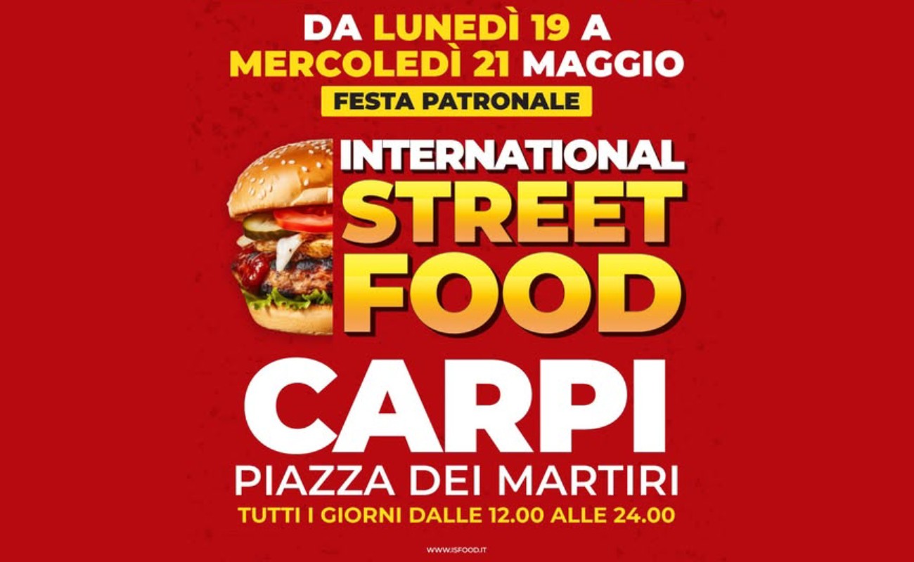 International street food festival carpi